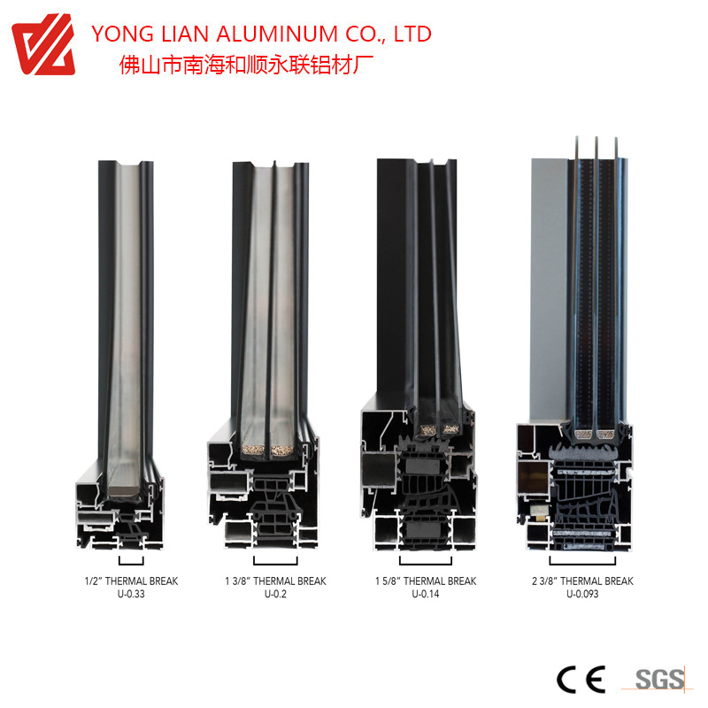 Sliding Aluminum Window and Door for with Sound Insulation