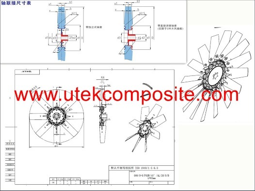 Fire Rated Aluminum Impeller for Axial Flow Fan