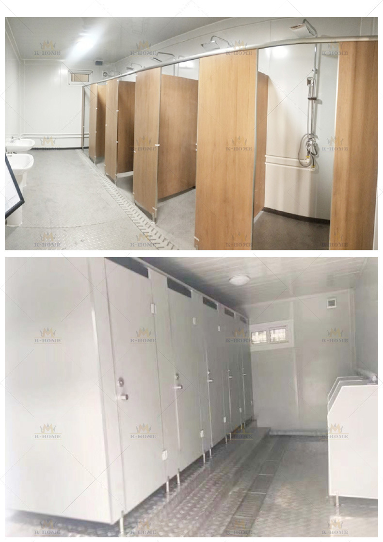 Single Floor Fire Resistant Detachable Labor Accommodation Container Dormitory