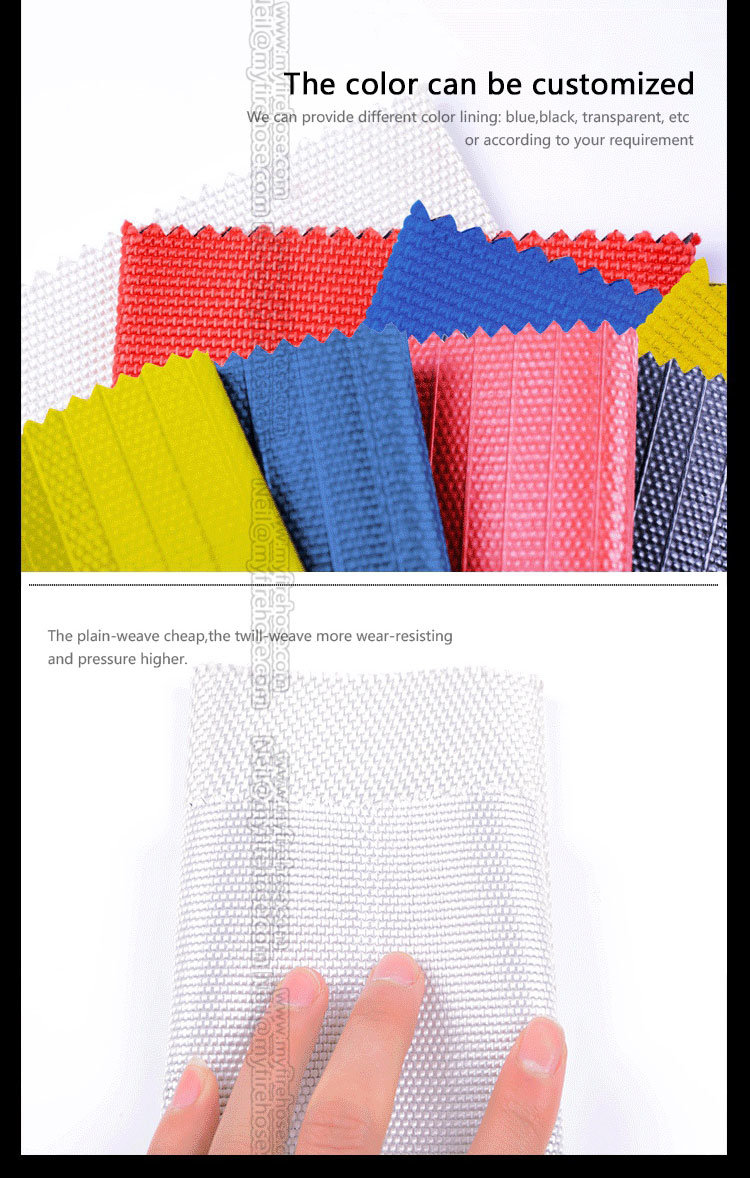 6 Inch High Pressure Flexible Fire Resistant Hose Fabric Price