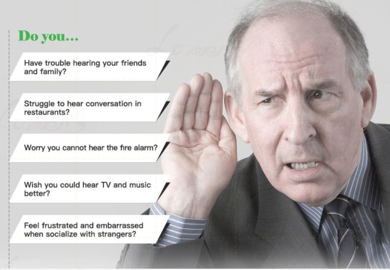 Hot Sell Digital Mini Invisible Hearing Aids for Elder