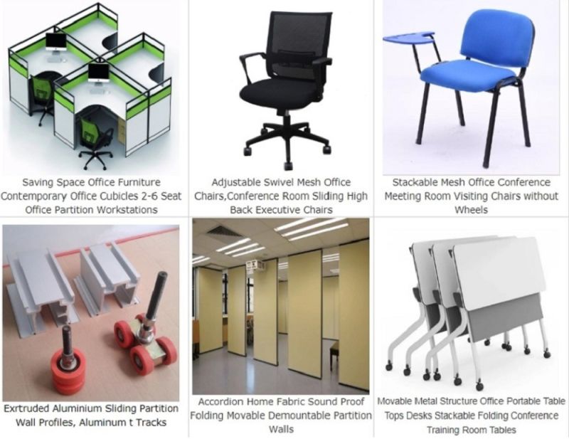 Fire Resistant Acoustic Collapsing Operable Wall Folding Movable Partition