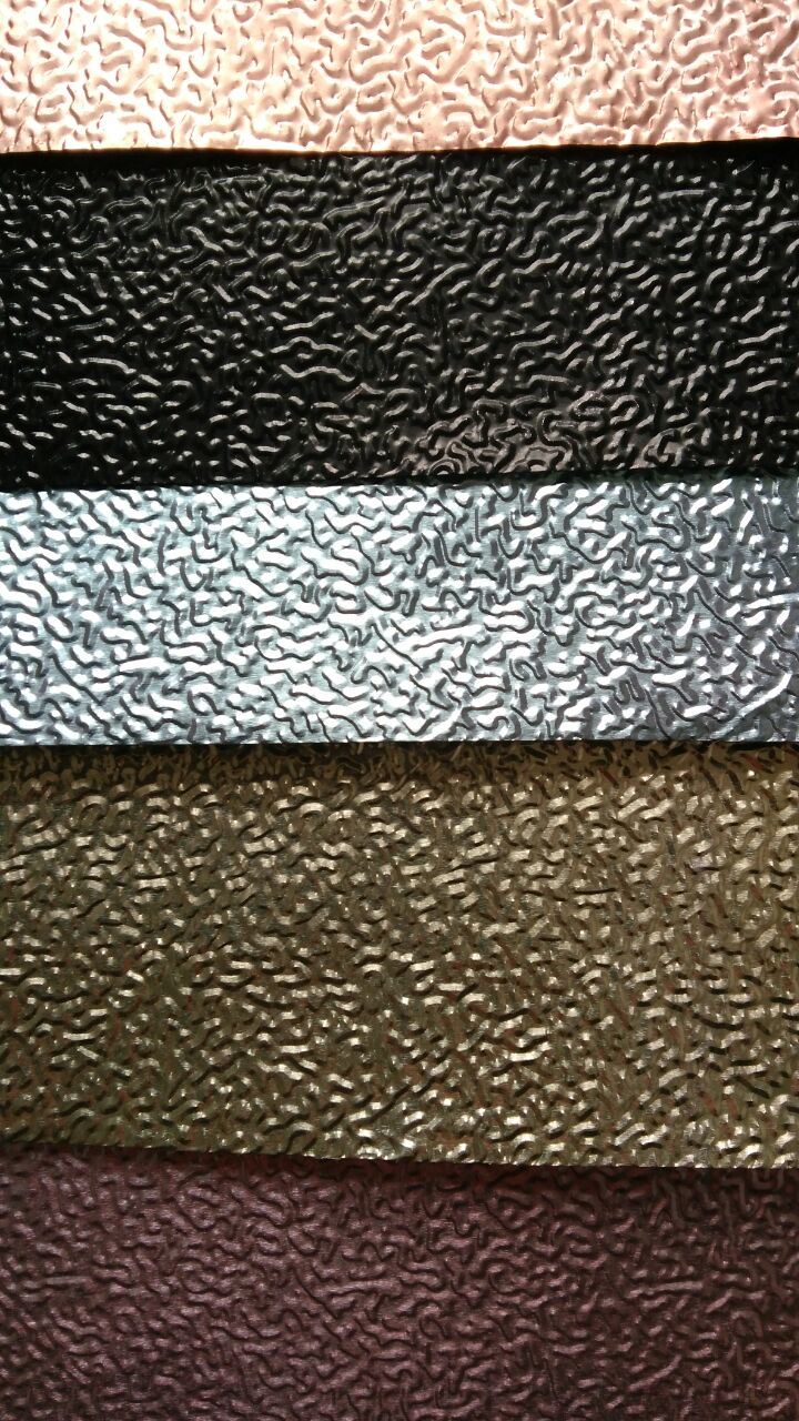 Coloured Stucco Embossed Aluminum Foil for Air Conditioning Duct