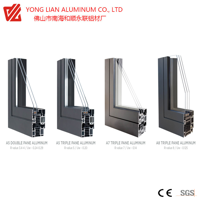 Sliding Aluminum Window and Door for with Sound Insulation