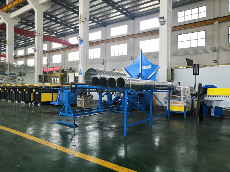 Widely Used Round Spiro Duct Line HVAC Air Spiral Duct Forming Machine