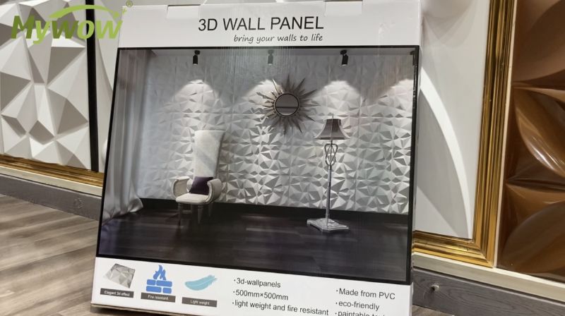 Mywow Waterproof Fire Resistant 3D Wall Panel for Living Room