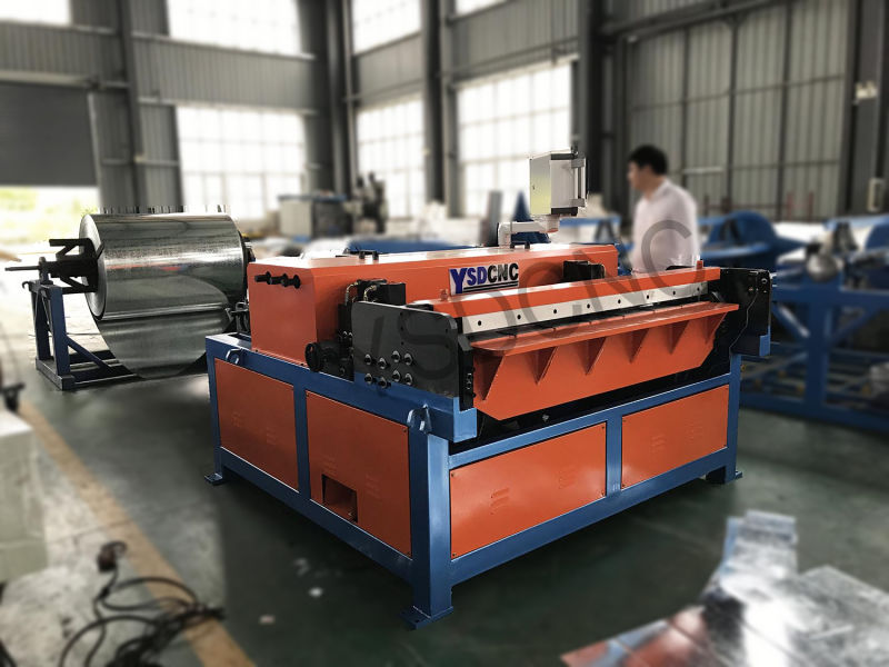 Ysd-3 Air Duct Line 1.2mm Thick Rectangular Duct Auto Production Air Duct Making Machine