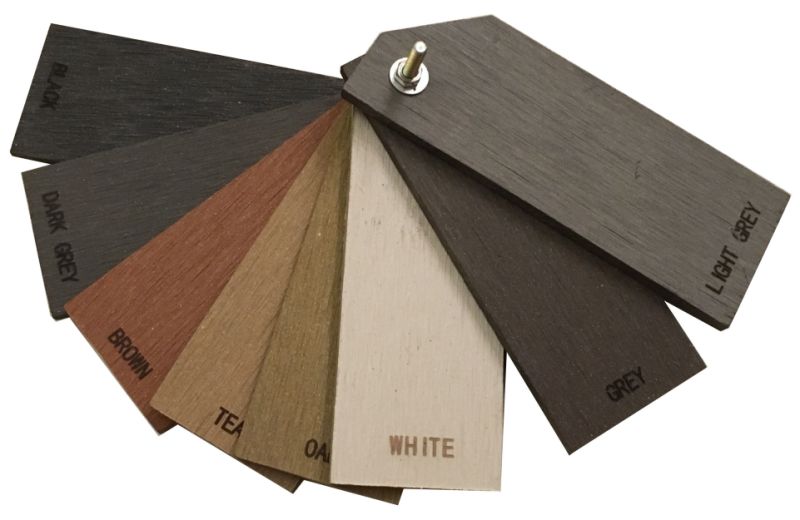 Fire Retardant Waterproof Outdoor WPC Composite Deck Tiles