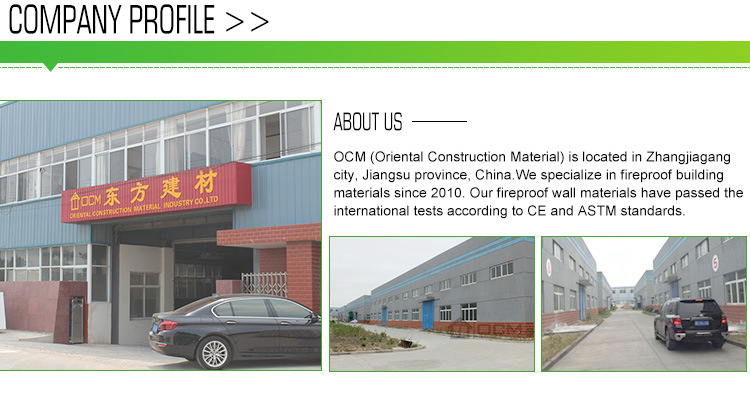 Fire Resistant Waterproof Fiber Cement Board for Wall