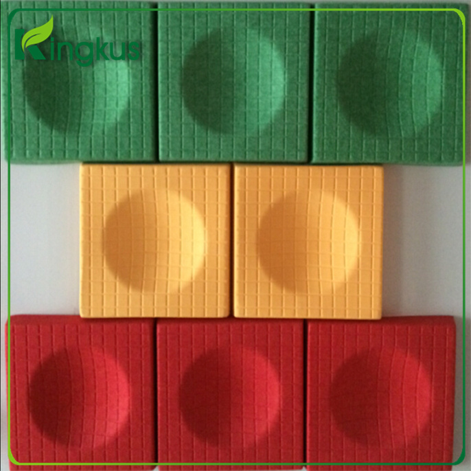 Sound Insulation 3D Wall Acoustic Panel Pet Board