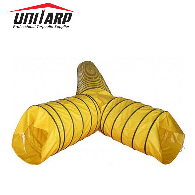 1000d*1000d Flame Resistant Woven Textiles 650g Air Duct PVC Fabric.