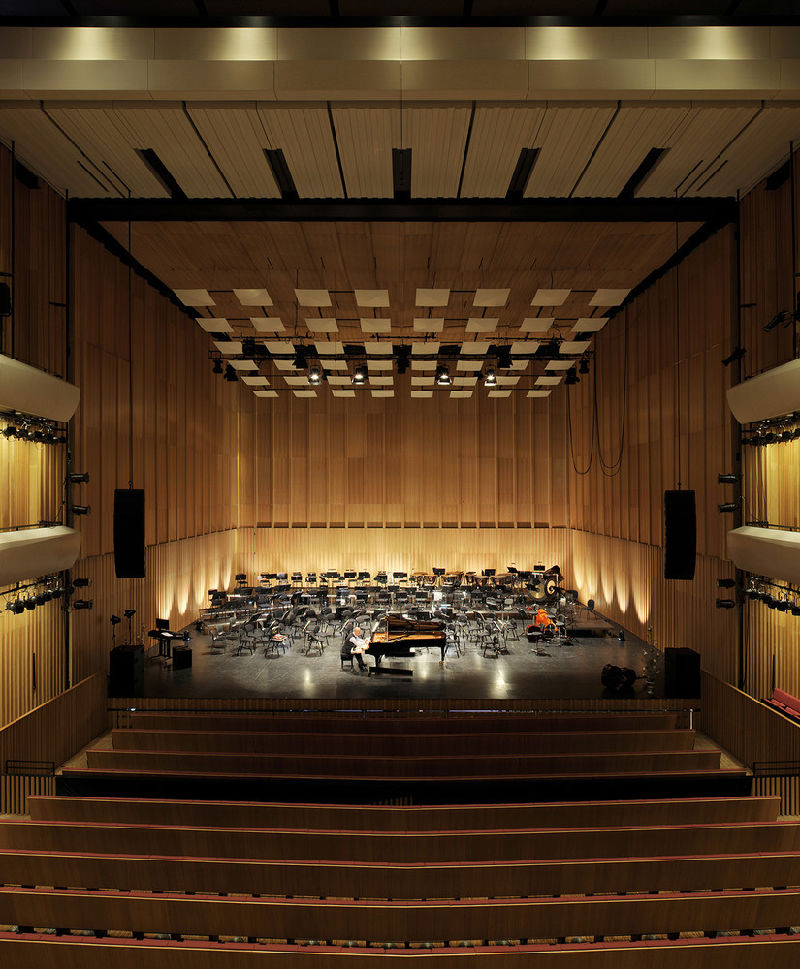 Auditorium Sound Insulation Wooden Perforated Acoustic Panel