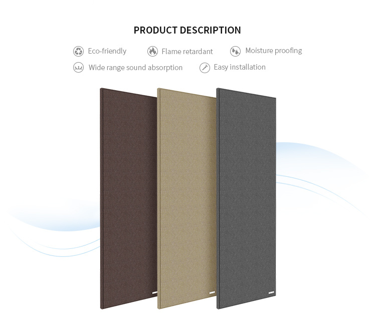 Fabric Acoustic Wall Panel, Fireproof Acoustic Panel