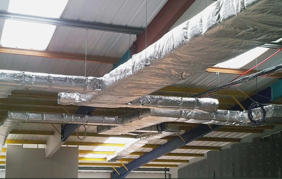 Fire Resistant Heat Insualtion Foam Rubber HVAC Duct Insulation