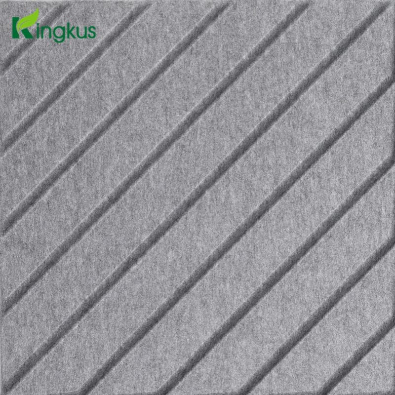 Carved Fireproof Acoustic Polyester Fiber Panel