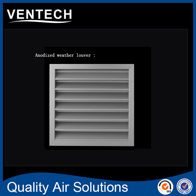 Ventilation Aluminum Wall Grille Air Duct Louvers