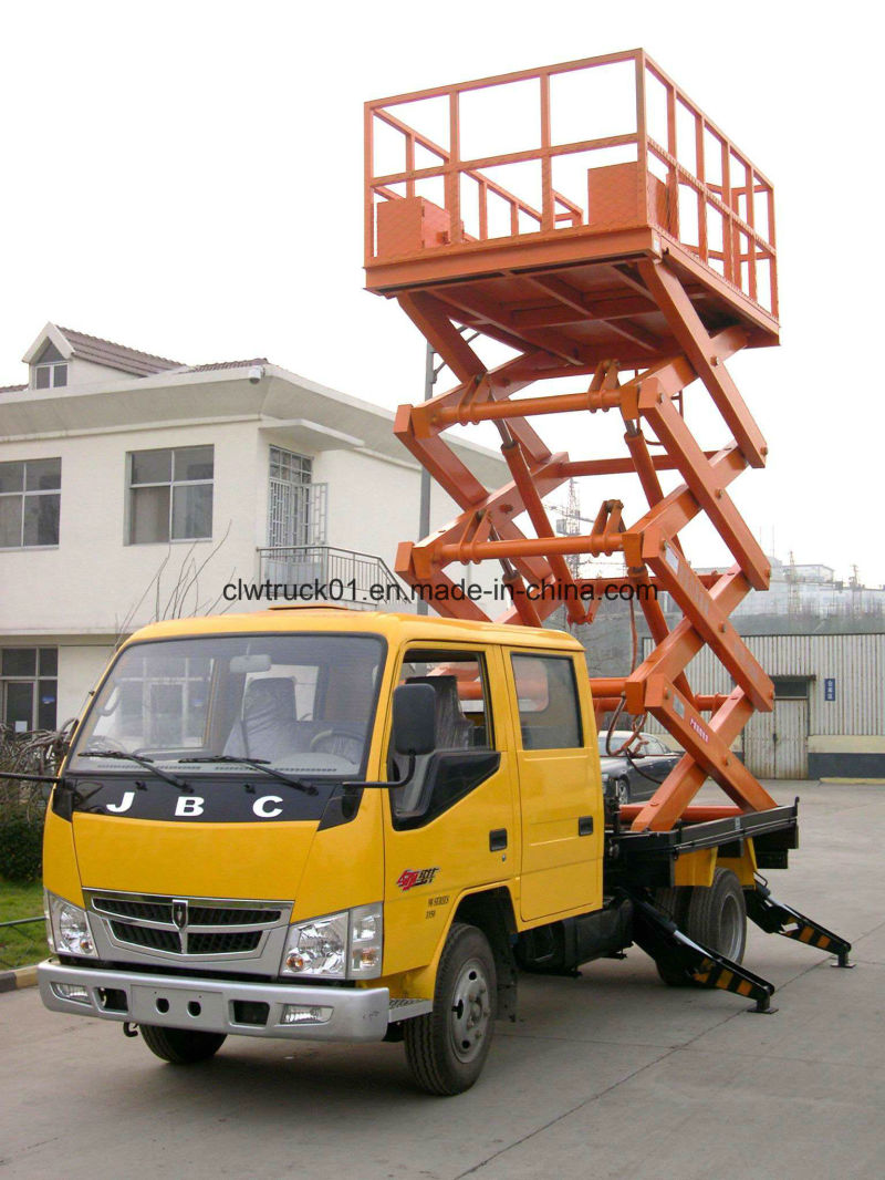 Clw 12m Scissor Boom Lift Insulated Aerial Work Platform Truck