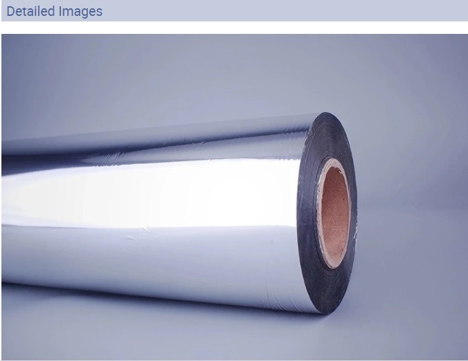 Silver VMPET/Pet Film for Flexible Air Duct