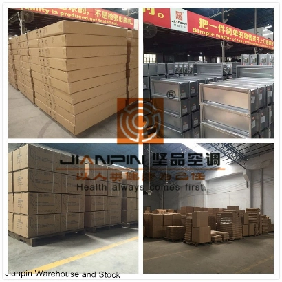 Air Conditioning and Air Duct Galvanized Steel Manual or Electric Volume Damper
