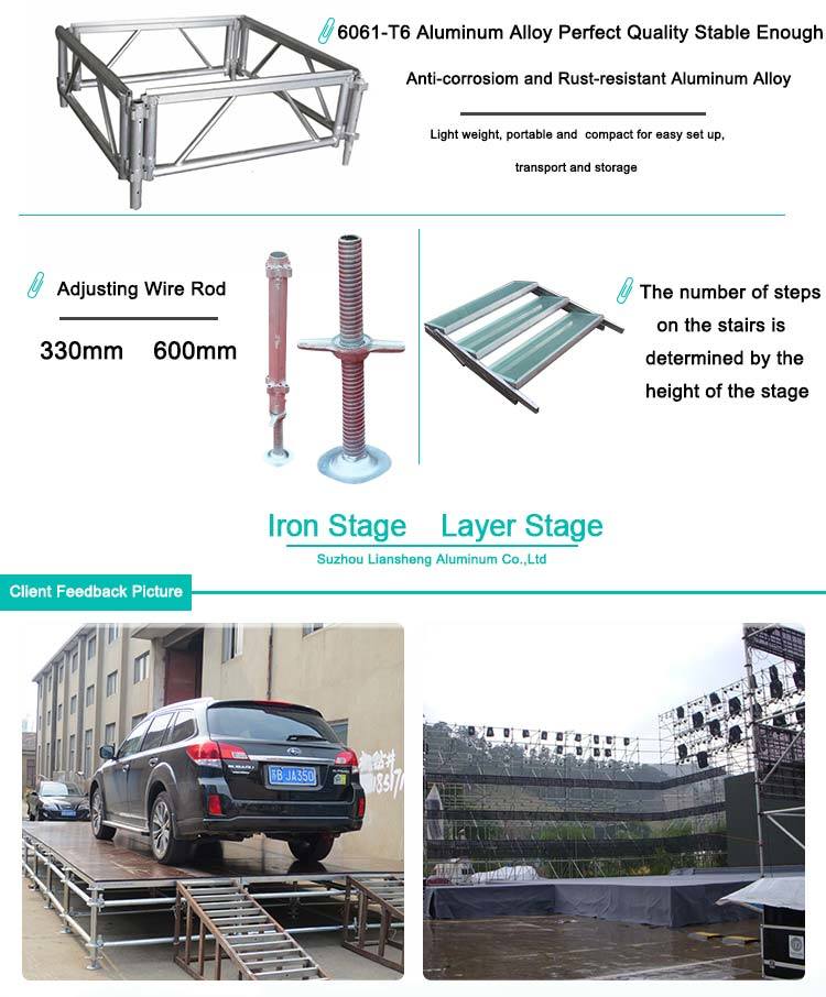 Fire Resistant Waterproof Moving Stage for Sale