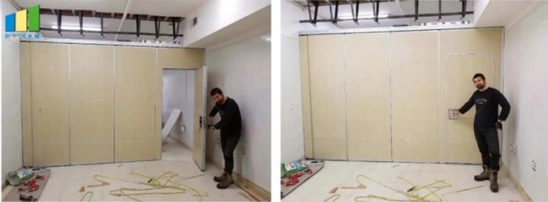 Hanging Acoustic Movable Walls with Wheels for Hotel