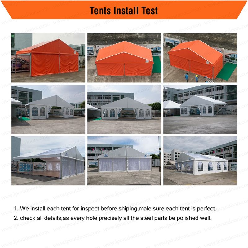 10X25m Aluminum Frame Wind Resistant Outdoor Event Tent for Show