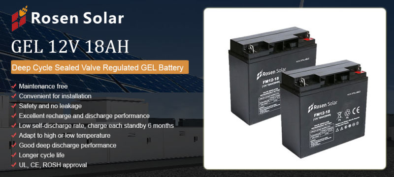 UPS Battery 12V 18ah Solar Battery Gel Battery