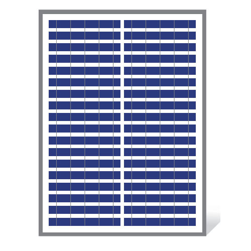 36p 40W PV Panels Use in Solar Rooftop for 5kw Solar System 20W 30W 50W 60W 70W