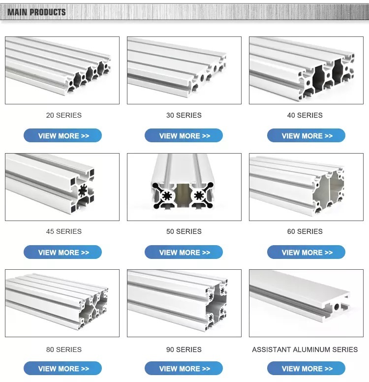 Wood Grain Coating Aluminium Profile Extrusion Aluminium Profile