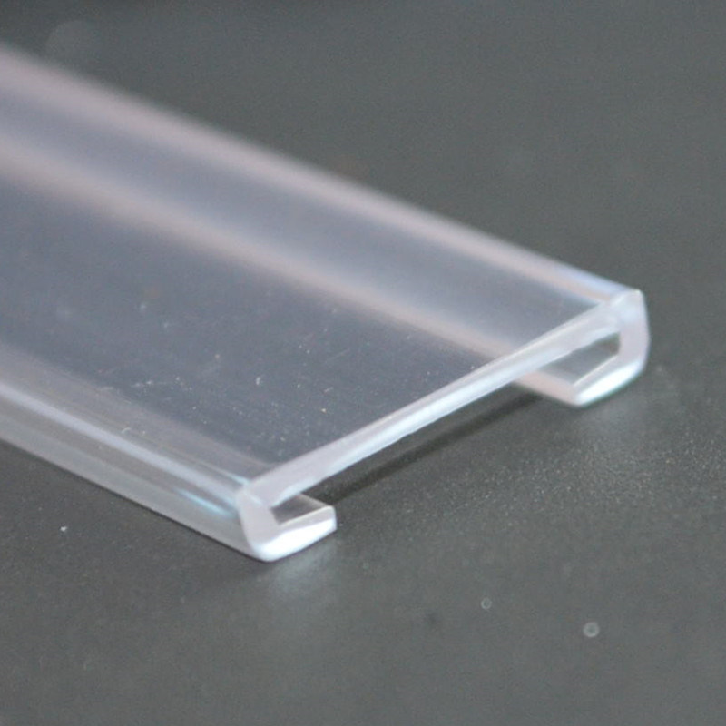 C-Profile Transparent PVC Data Strip Label Holder for Shelf