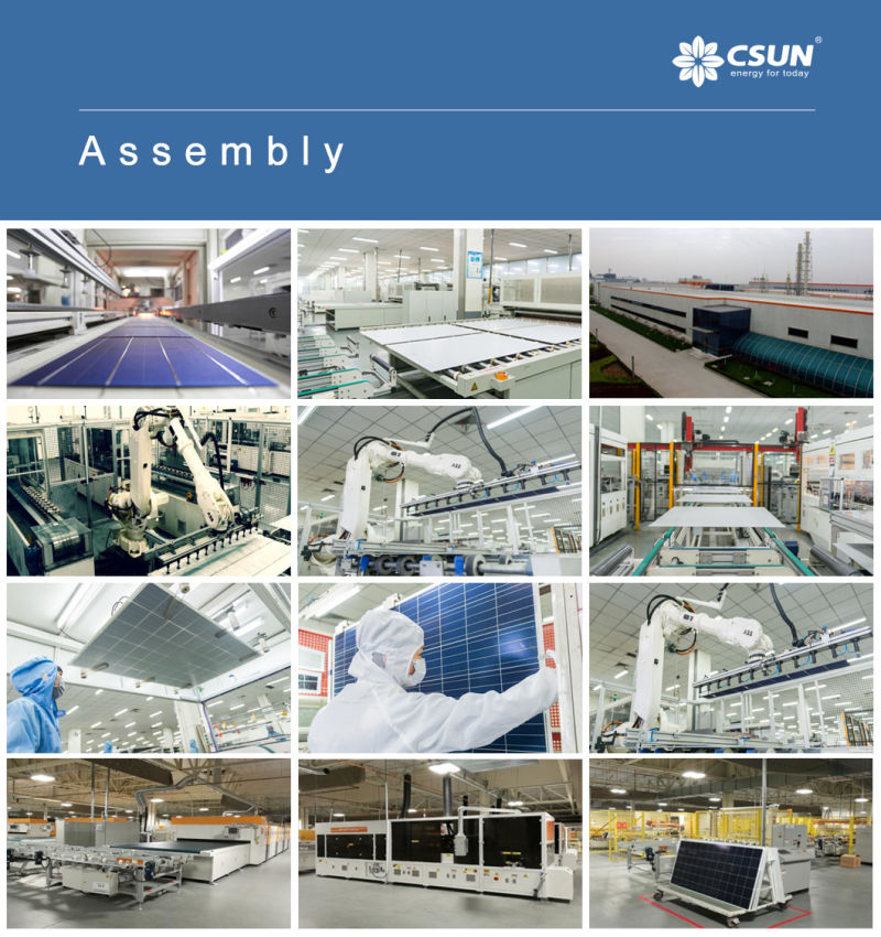 Csun Solar Module Top PV Supplier for Hybrid Solar System