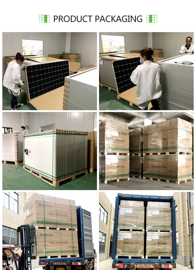 Monocrystalline Solar Module Panel for PV Solar System