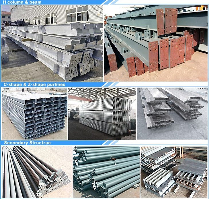 Hot-DIP Galvanize Beam Light Steel Warehouse