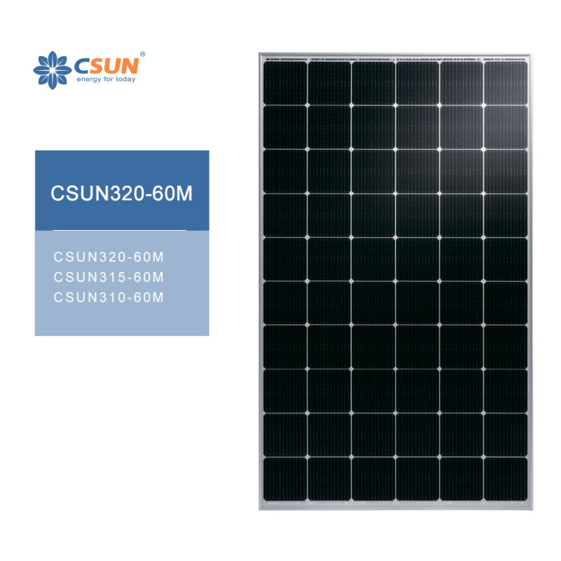 China Best Sell 300W 305W 310W Solar Panel 60cell Solar Cell with Black Frame