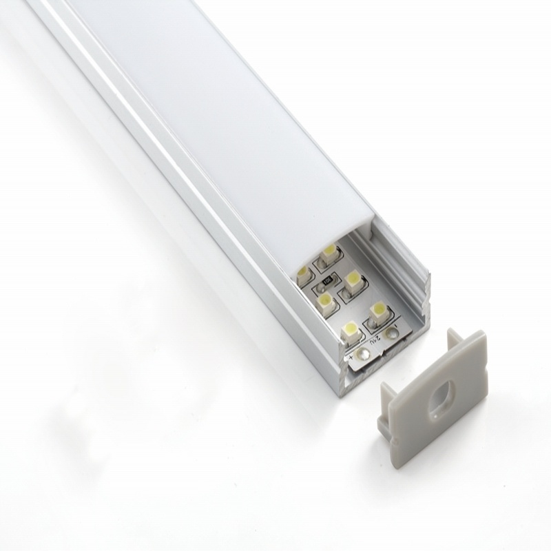 LED Linear Stair Anodized Profile Aluminum With Different Shape