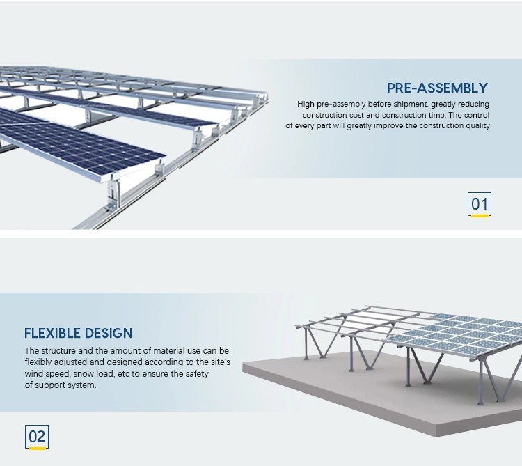 Solar Panel System Ground Mounting System Solar Bracket and Mounting Bracket