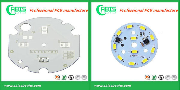 LED PCB Circuit Board Made of Metal Core Aluminum Base with OSP Finish