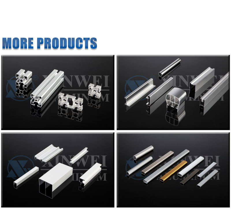 High Quality Silver Color Extruded Anodized Aluminium Profile