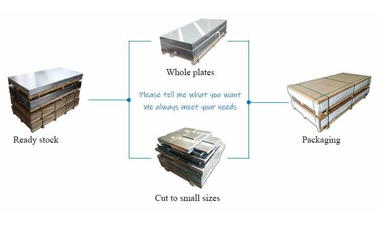 100mm Milling Aluminum Plate for Heat Exchange 3003 5052 4343