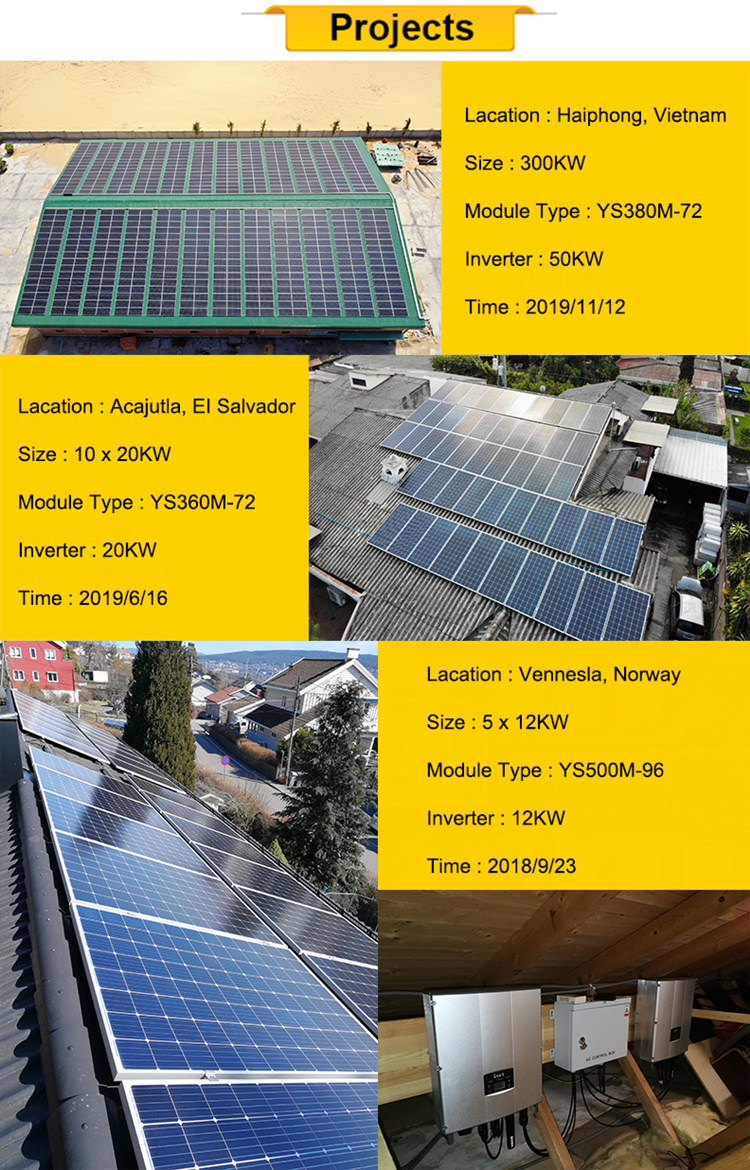 Yangtze Best Price Chinese Black Frame Solar Panels 350 380 400 Watt