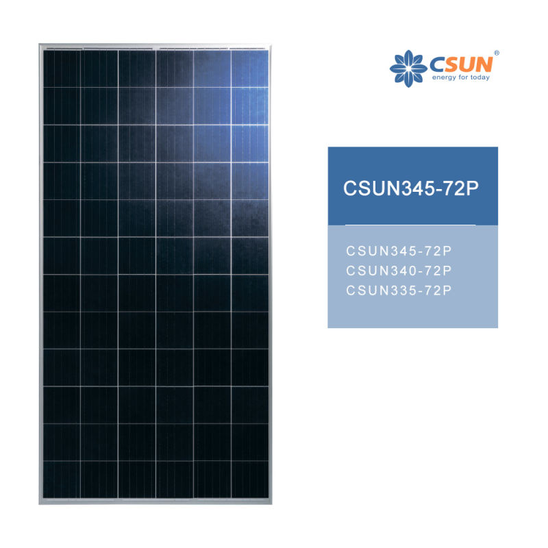 Solar Power Panel 330W 340 Watte Solar Tier 1 Moudle with Black Frame