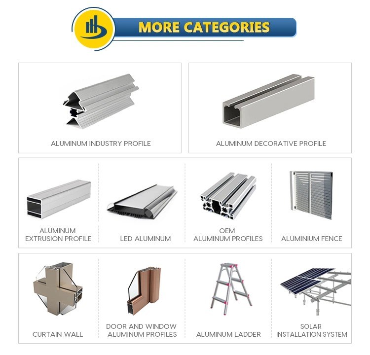 Solar Mounting System Aluminium Profiles for Solar Panel Bracket