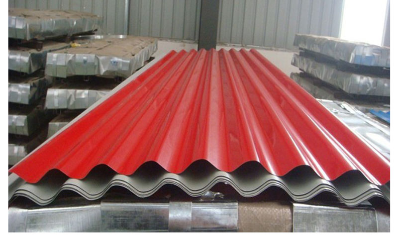 Roofing Materials PPGI Roofing Steel Color Coated Corrugated Sheet