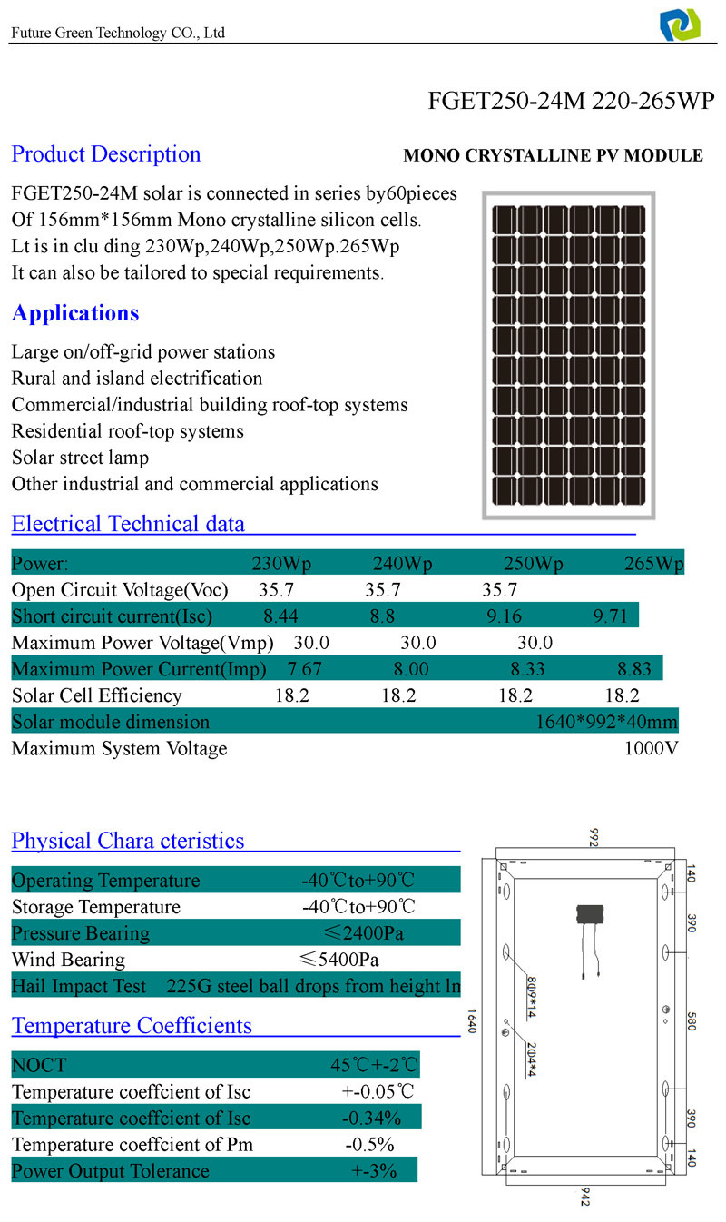 Photovoltaic Panel Solar Charger Home Use Solar Roof Module