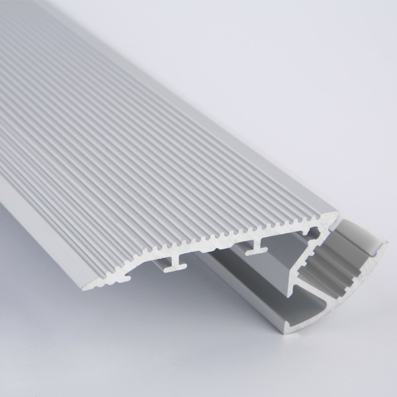 Stair LED Profile Anodize Powder Coating Extruded LED Aluminum Profile