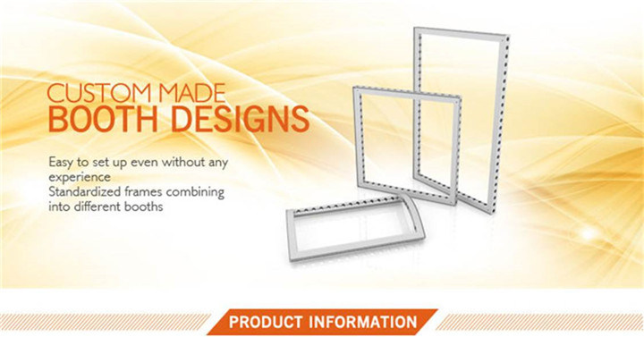 Aluminum Fabric Display Stand Customized Display for Events