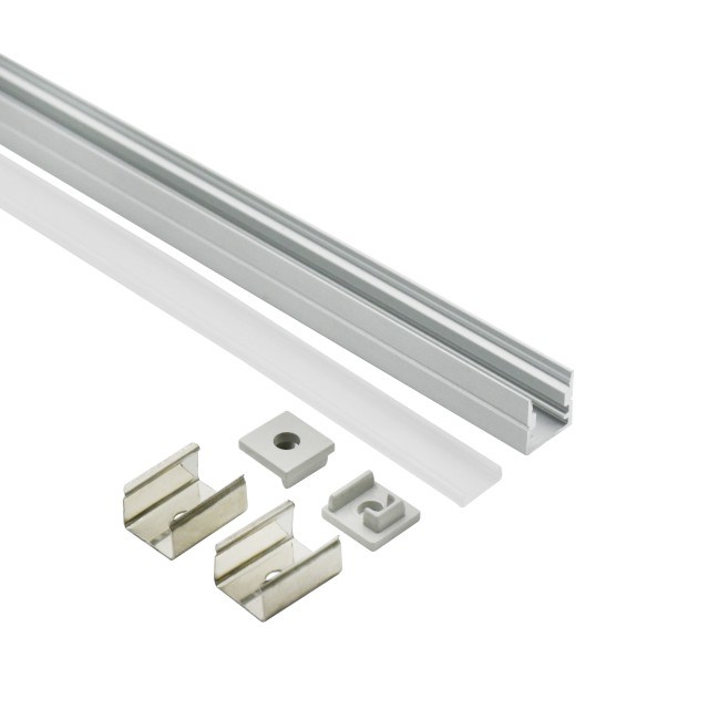 10X10mm Hot Sale LED Aluminum Profile LED Aluminum Profile Channel with Diffuser