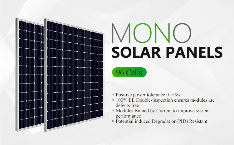 Best Price 500W Solar Panel Monocrystalline PV Solar Panel