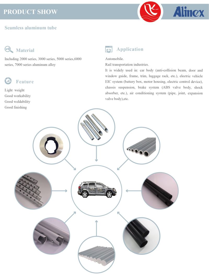 Aluminium Products 6000 Series Extrusion Aluminum Profile