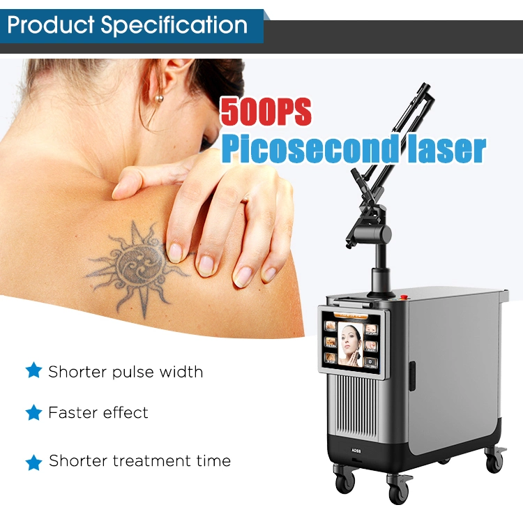 Picosecond Laser Pico Laser Tattoo Removal Skin Whitening Machine
